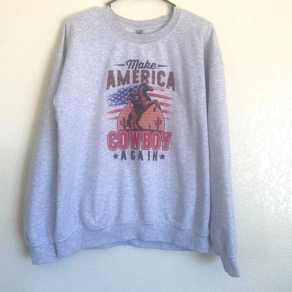 Make America Cowboy Again Pullover